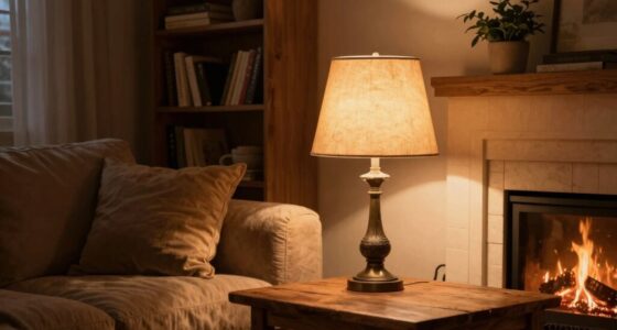 choosing cozy warm lighting