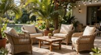 comfortable outdoor dining arrangements