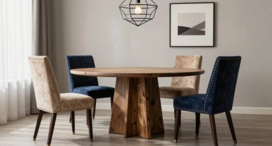 coordinated dining chair decor