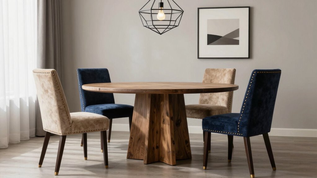 coordinated dining chair decor