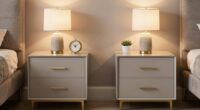 coordinated nightstand styling