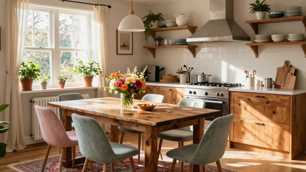 cozy eat in kitchen transformation