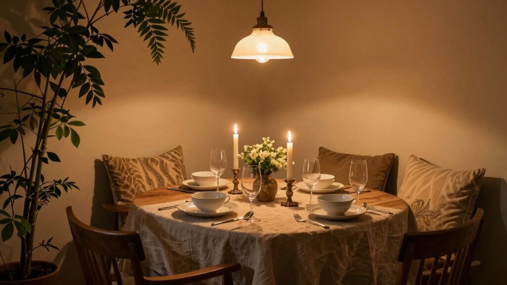 cozy elegance in dining