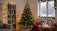 cozy festive apartment decorations