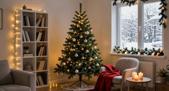 cozy festive apartment decorations