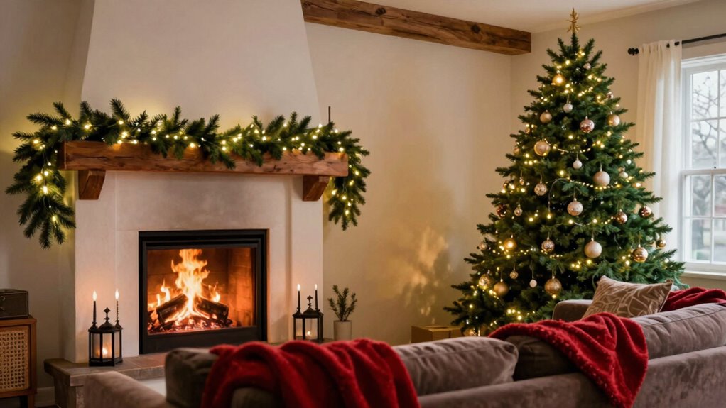 cozy festive holiday decor