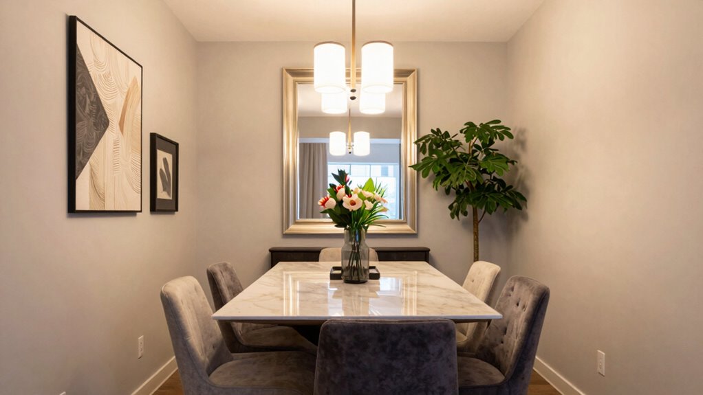 cozy functional dining space