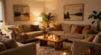 cozy furnishings and layout