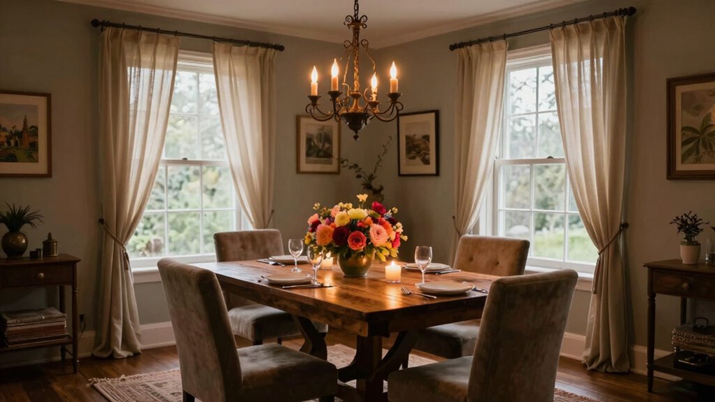 cozy inviting dining atmosphere