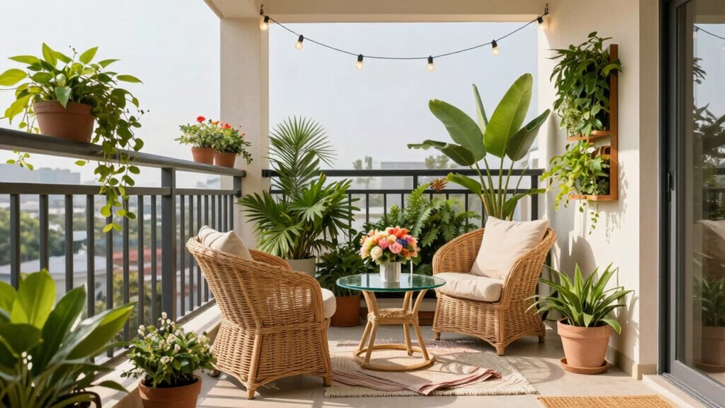 cozy outdoor balcony essentials