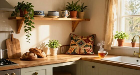 cozy personalized kitchen touches