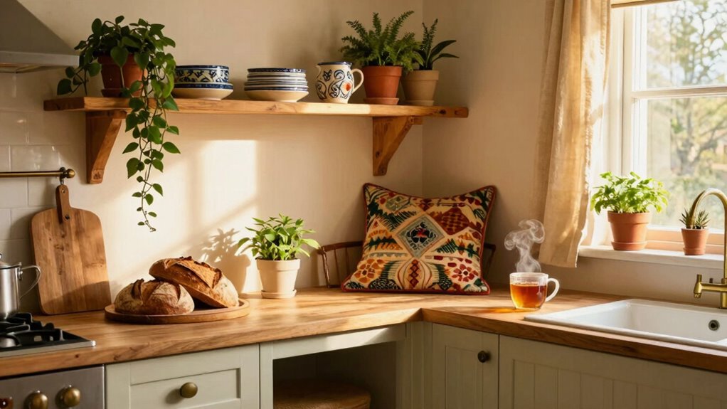cozy personalized kitchen touches