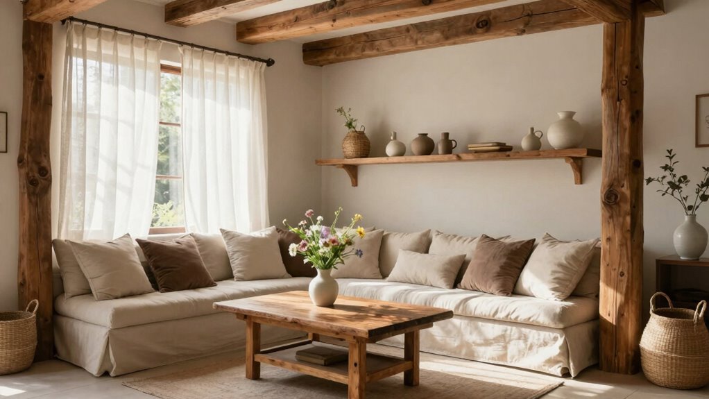 cozy rustic farmhouse elegance