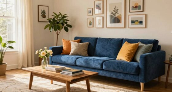 cozy styled cohesive decor