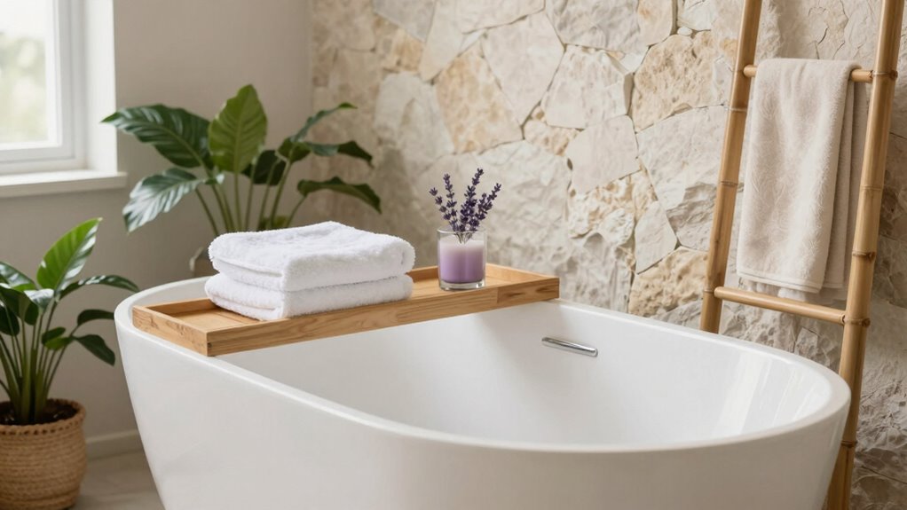 create a calming bathroom retreat