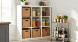 create a makeshift storage area