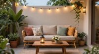 create cozy outdoor space