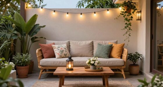 create cozy outdoor space