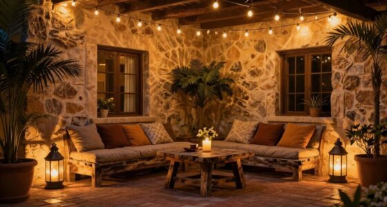 create inviting outdoor ambiance