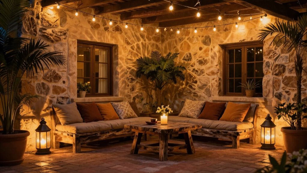 create inviting outdoor ambiance
