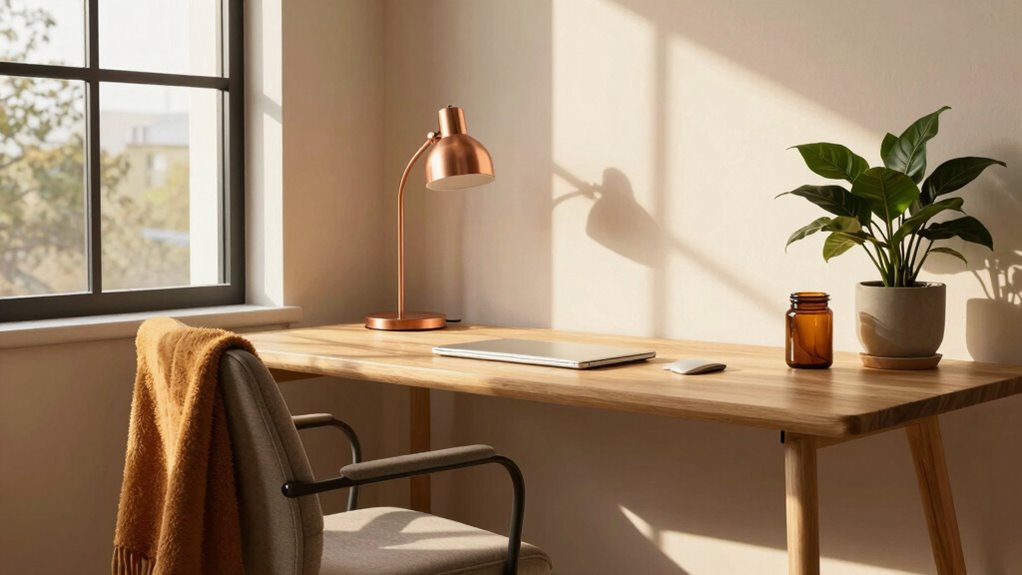 create warm inviting workspace