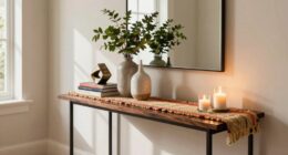 decorate console table elegantly