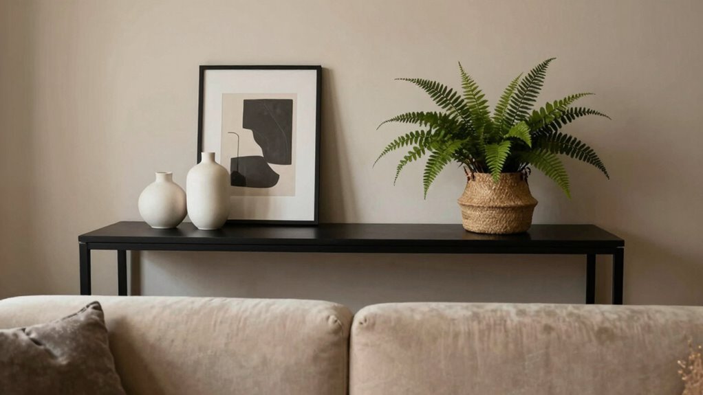 decorate with accessories thoughtfully