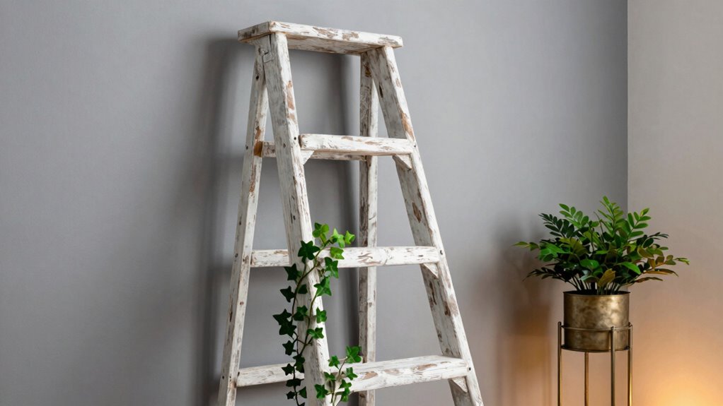 decorative ladders enhance space