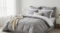 designer inspired bed styling