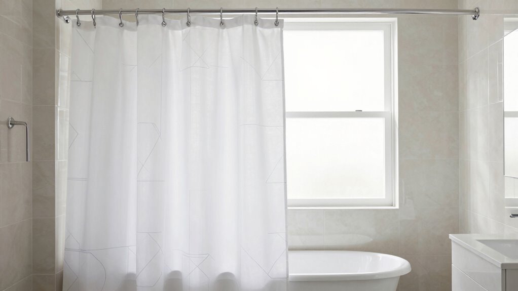 durable water resistant shower curtain