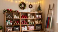 efficient seasonal decor organization