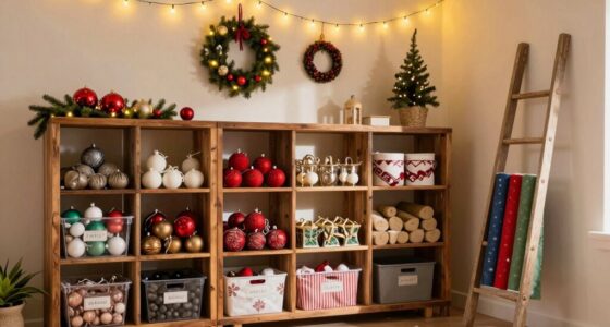 efficient seasonal decor organization