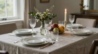 effortless dining table decor