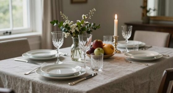 effortless dining table decor