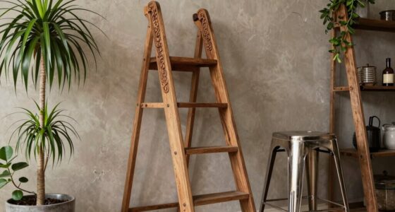 elevate decor with ladders