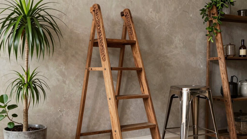 elevate decor with ladders