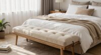 enhance bedroom with bench