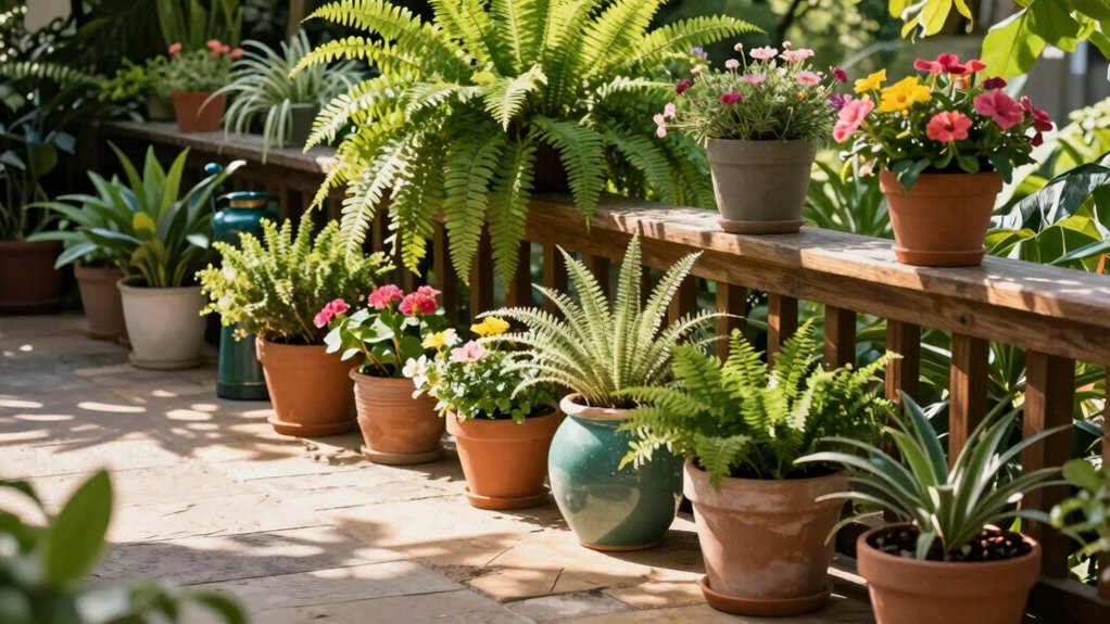 enhance outdoors with planters