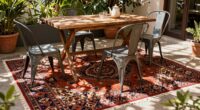 enhancing patio with outdoor rugs