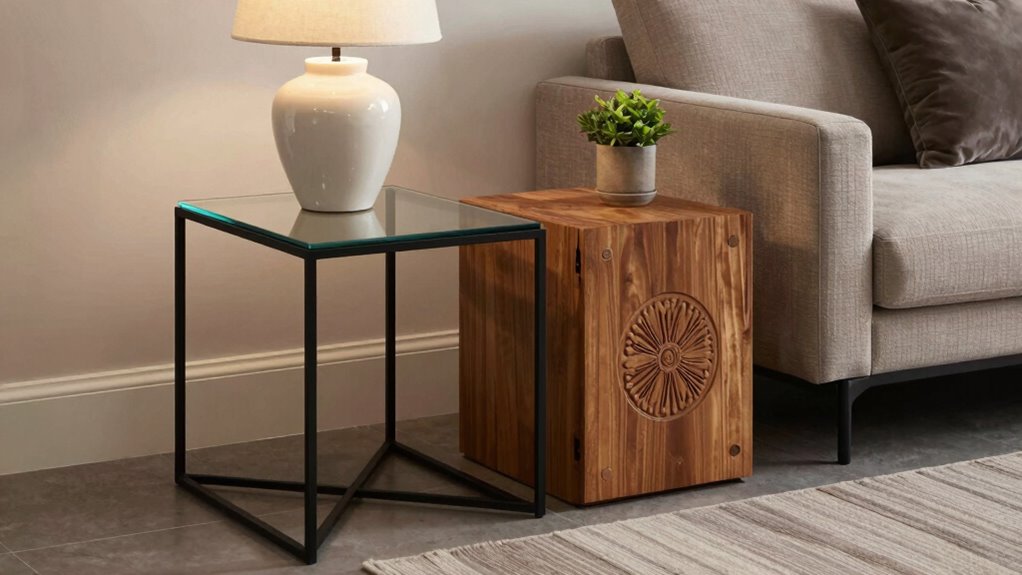 harmonized decorative table arrangements