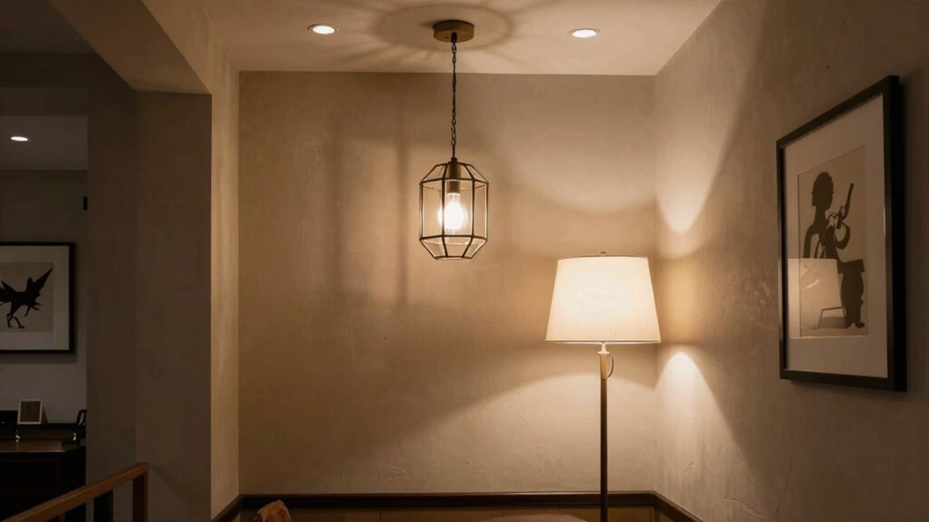 layered lighting creates ambiance