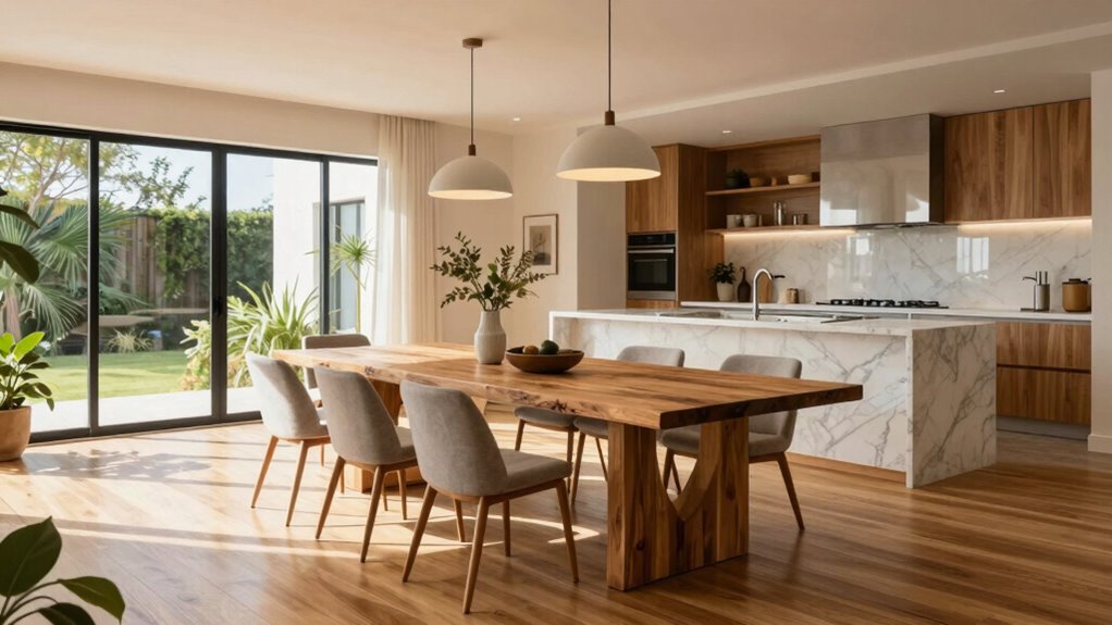 layered lighting enhances ambiance