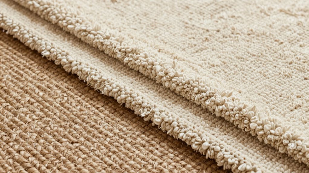 layering jute with softer rug