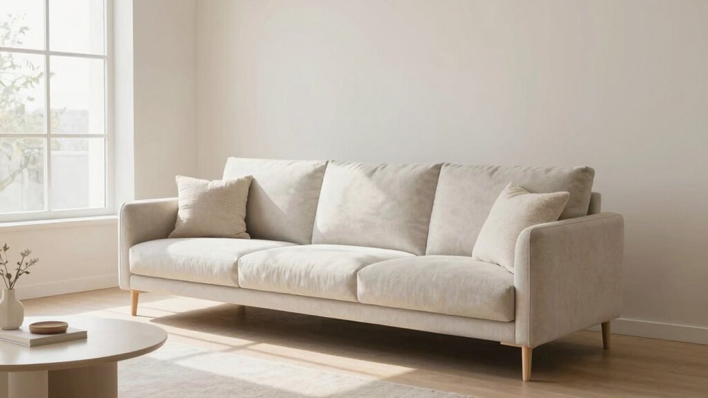 light colors strategic placement