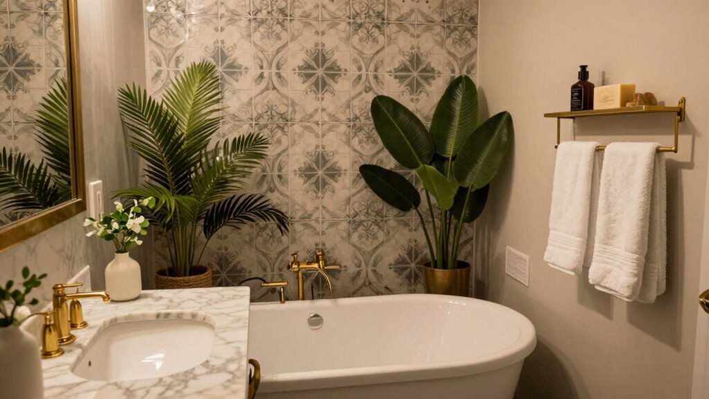 luxurious small bathroom designs