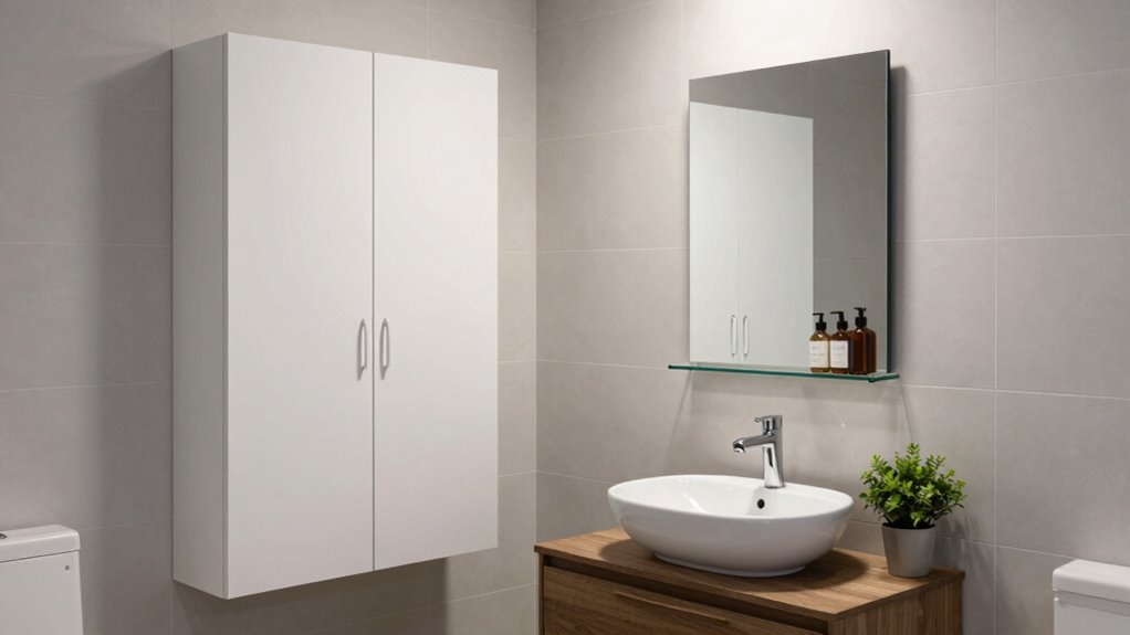 maximize small bathroom space