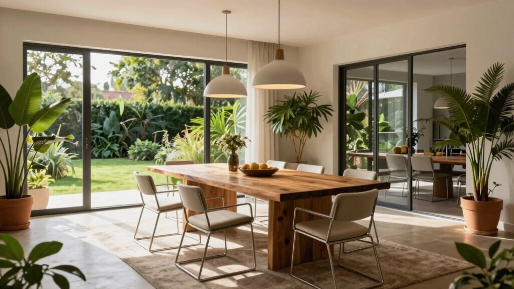 open dining space layouts