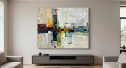 optimal art hanging height