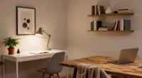 shared home office decor