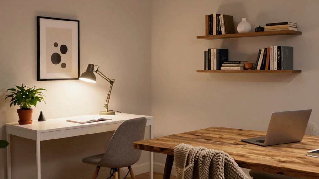 shared home office decor